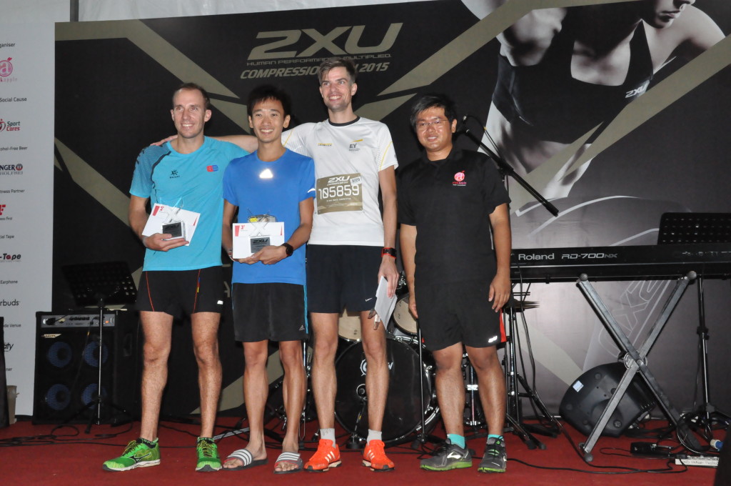 The Men's 21.1km winners.