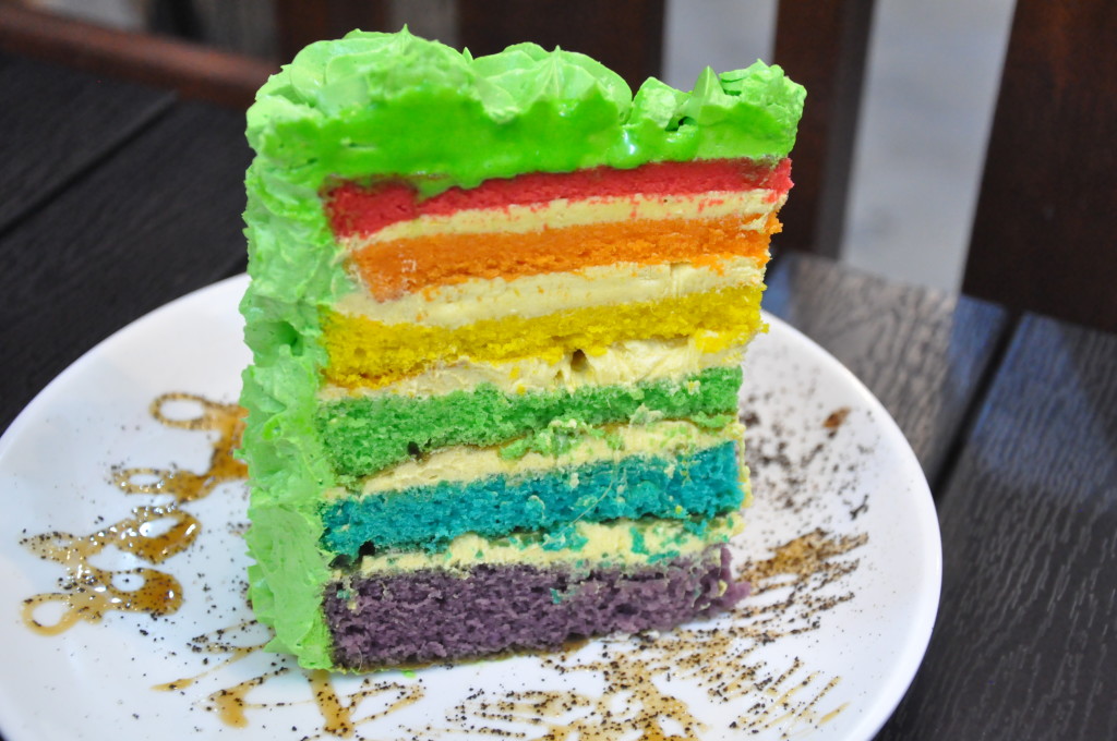 Durian Rainbow Cake.