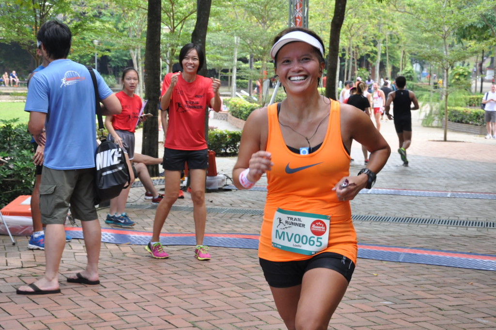 A happy runner!
