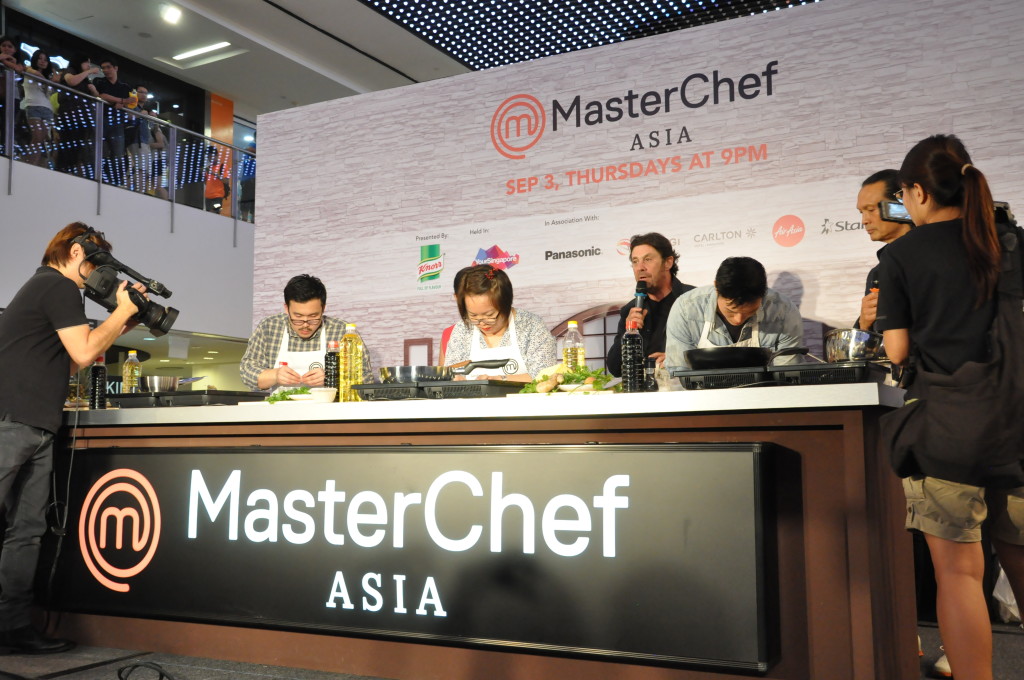 MasterChef Asia contestants hard at work.