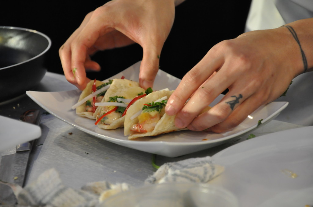 Plating in action.