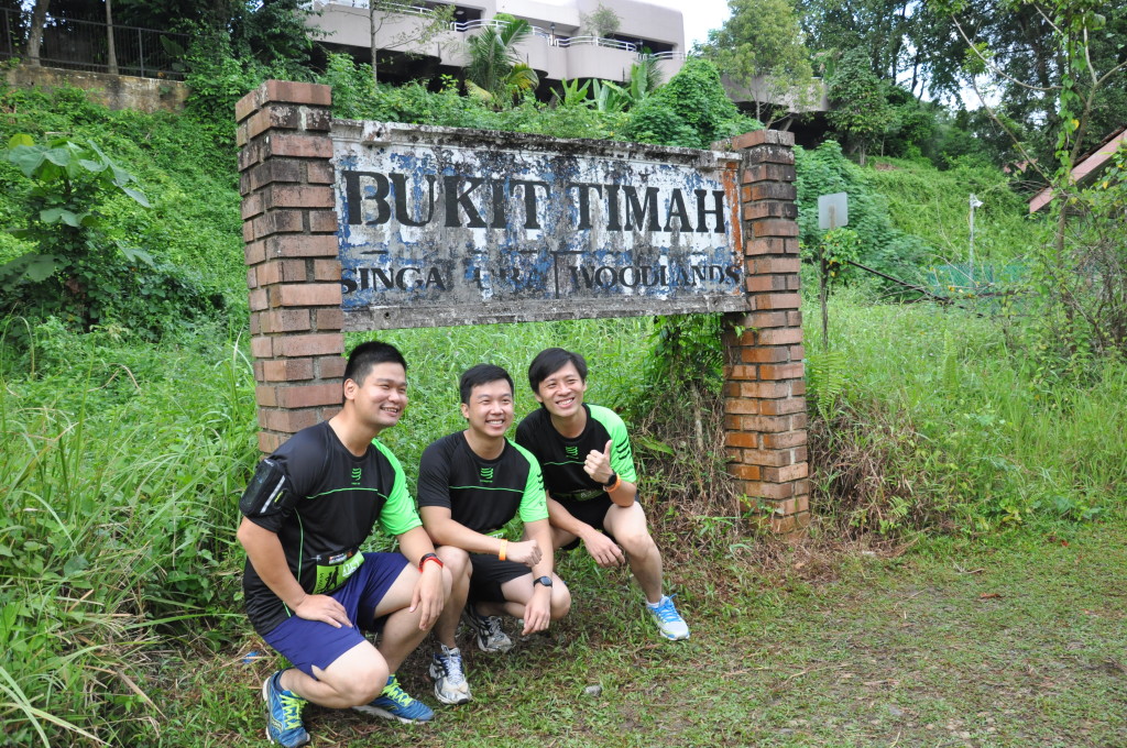 Runners take photos to remember the Green Corridor before it closes for redevelopment.