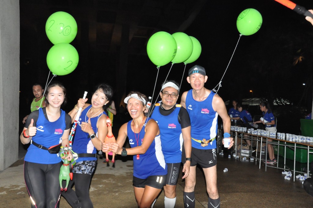 About midway through the first loop.