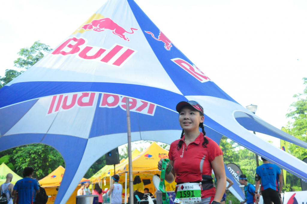 Red Bull for the runners.