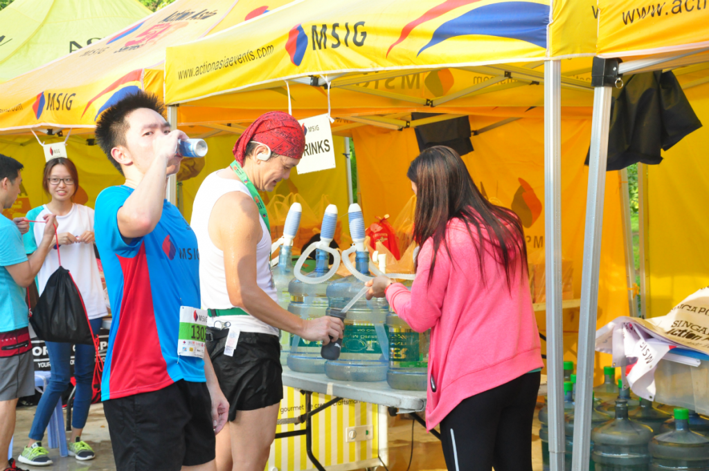 Hydration is important.