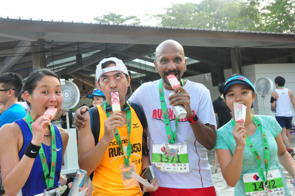 Nothing beats popsicles after a hard run.