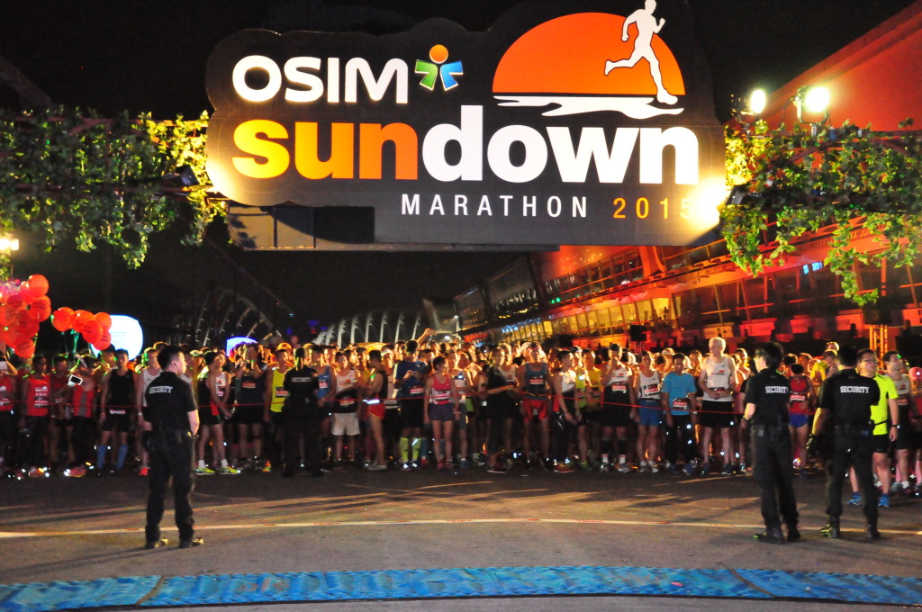 Sundown Marathon is harder than the Singapore Marathon.