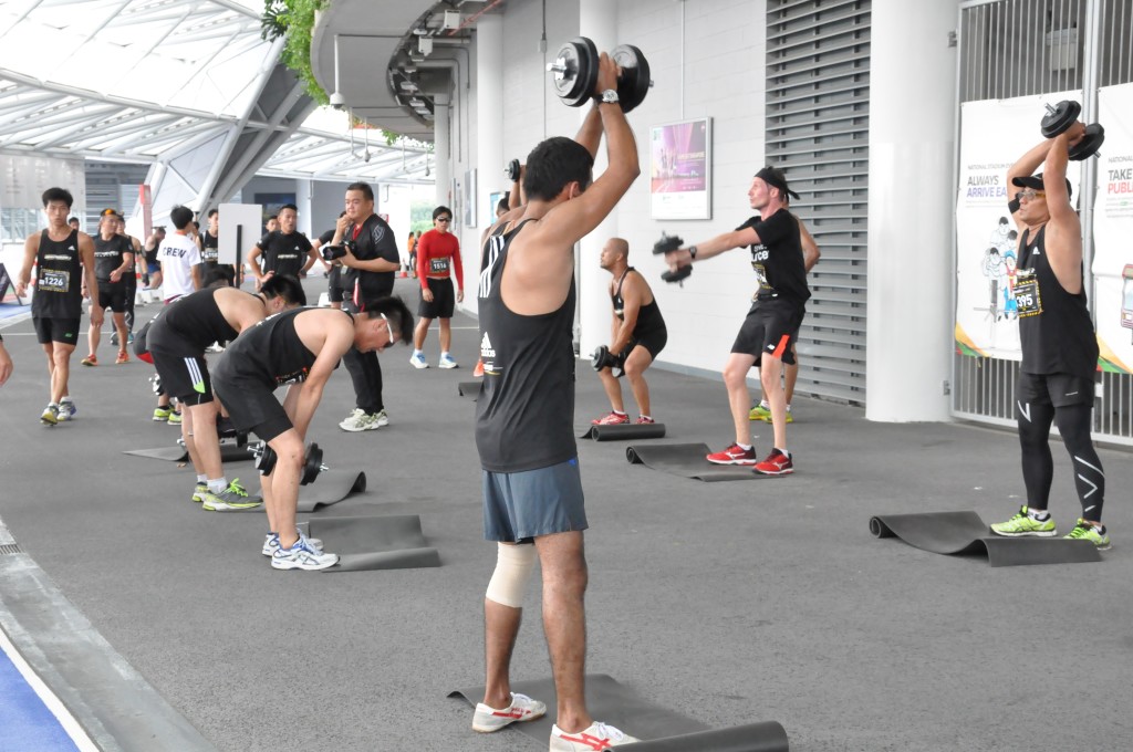 The obstacles help to break up the running.