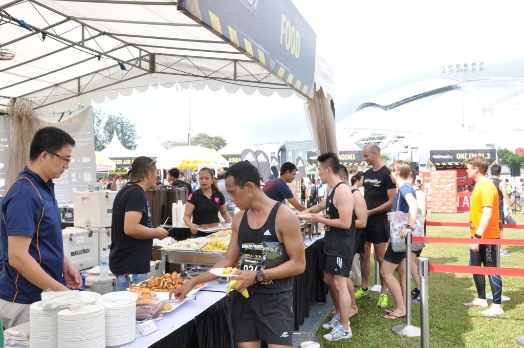 There was free flow of food for participants.