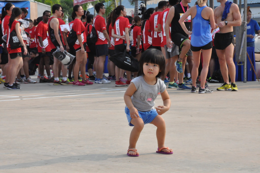 Never too young to start running and helping humanitarian causes!