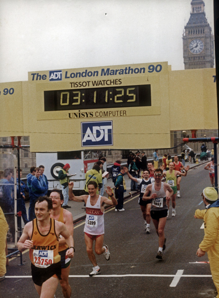 London Marathon 1990. Photo credit: Maddog
