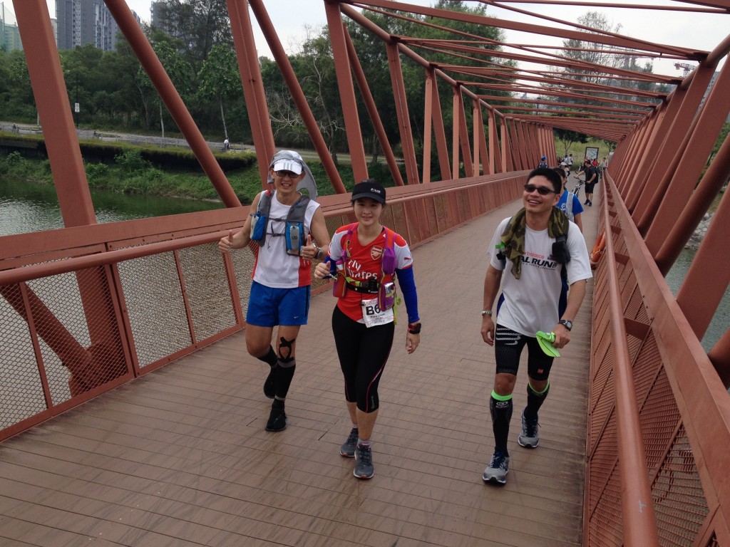 Running with friends is always good. Photo credit: Henry Yang