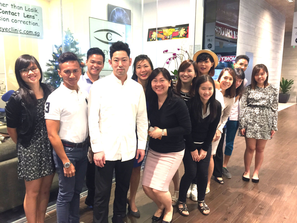 I was invited to a blogger event at The EyeClinic.