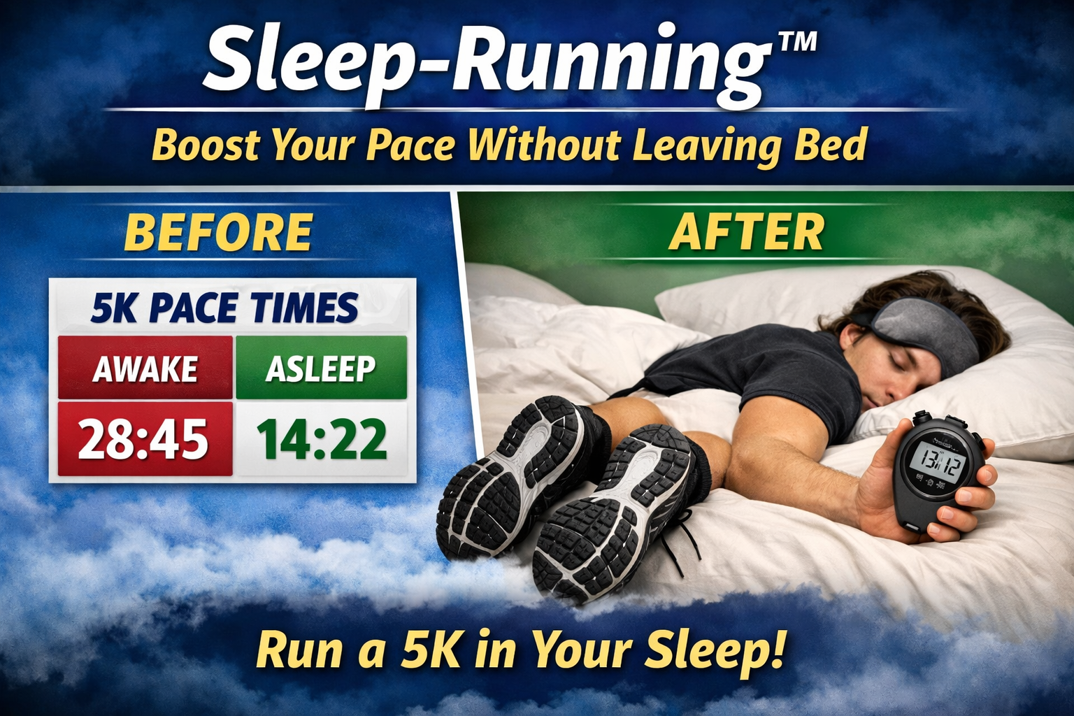 Sleep-Running™: Boost Your Pace Without Leaving Bed