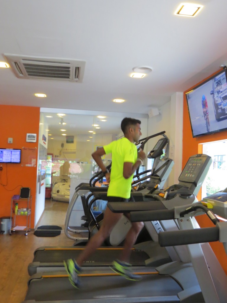 Raviin's exercise regime focuses on endurance running. [Photo courtesy of ASICS].
