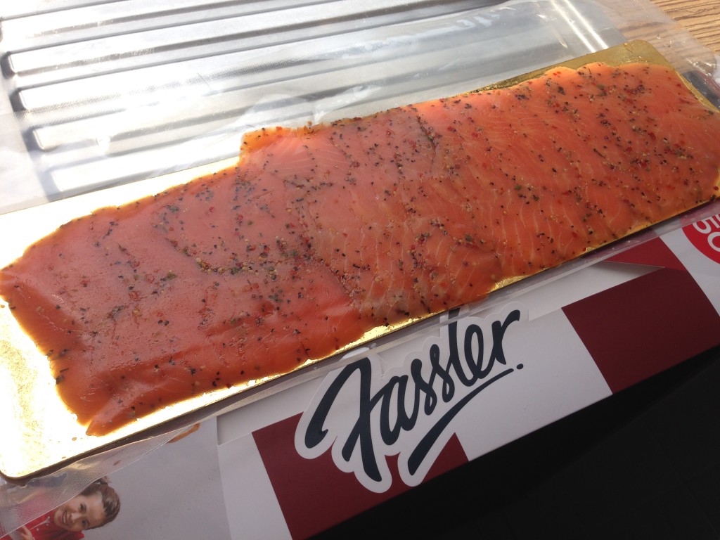 Smoked Salmon with Five Peppers.