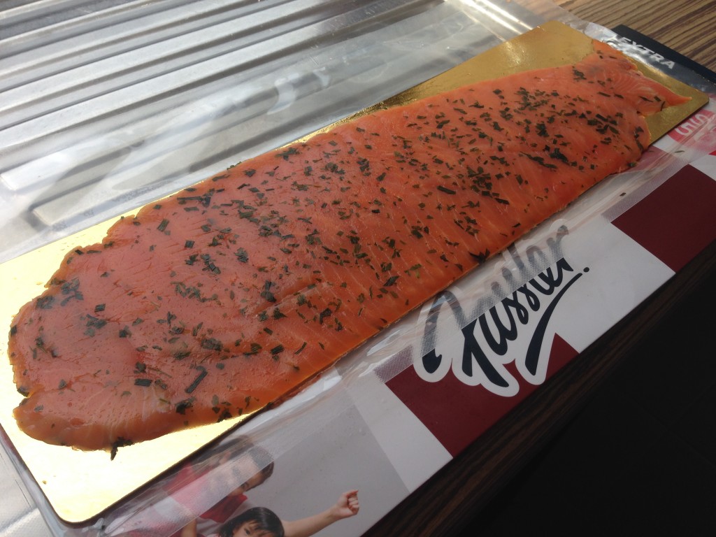 Smoked Salmon with Fresh Herbs.