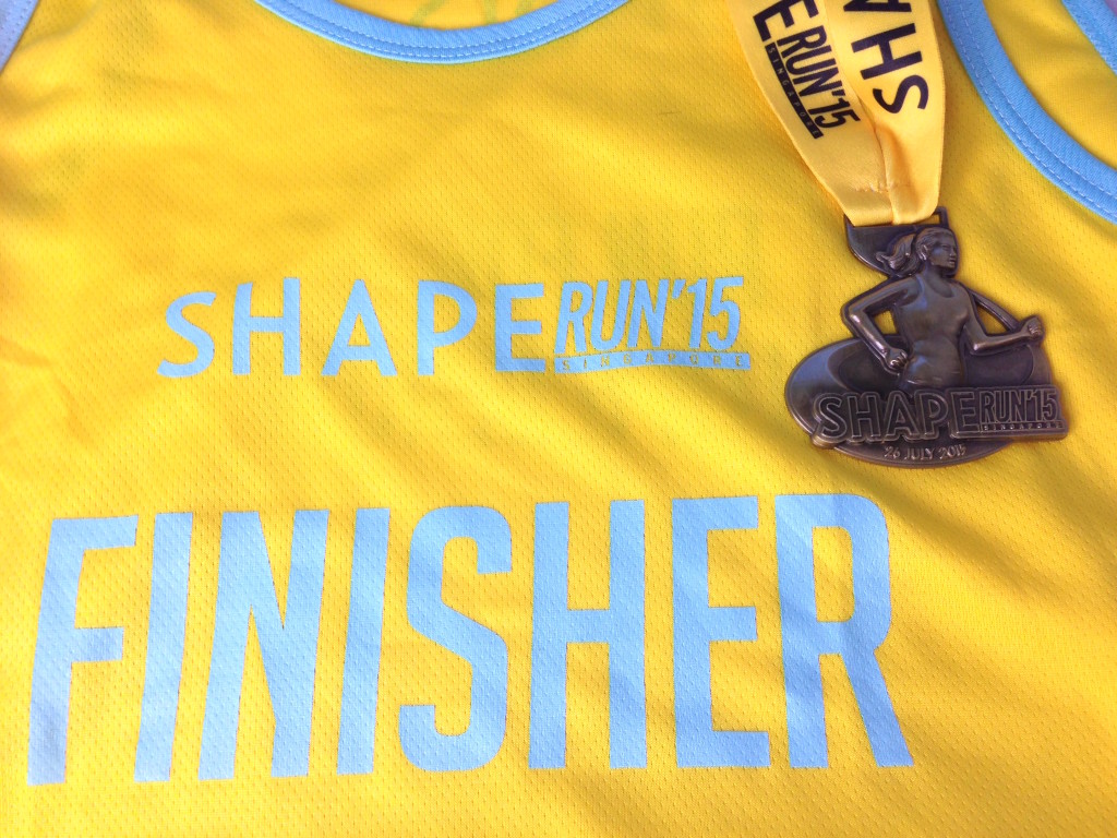 Reward for completing Shape Run 2015.