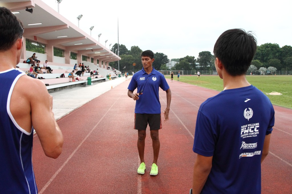 Fabian reiterates that coaching is not an easy career. [Photo credit: FWCC Pte Ltd/Shawn Wee]