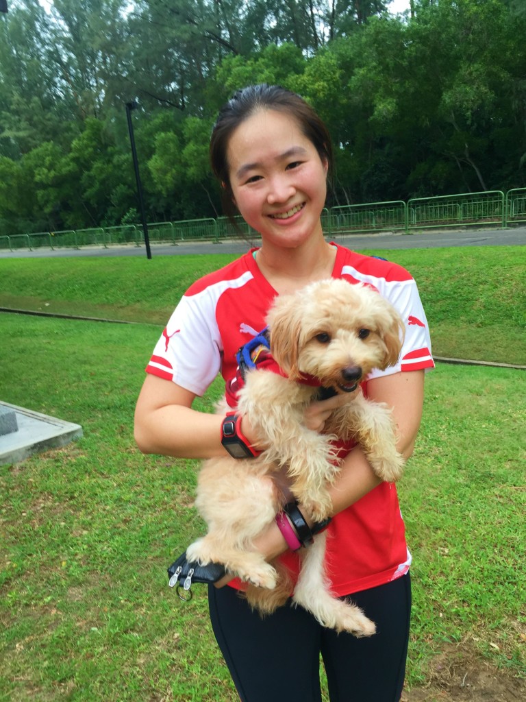 With the super cute Jack the ParkDog.