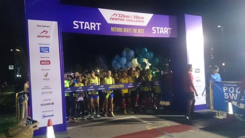 The Newton Challenge 32km category is about to flag off.