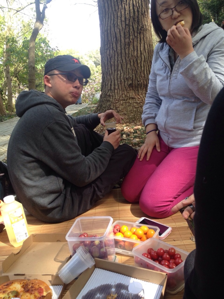 Picknicking @ Tianma Shan.