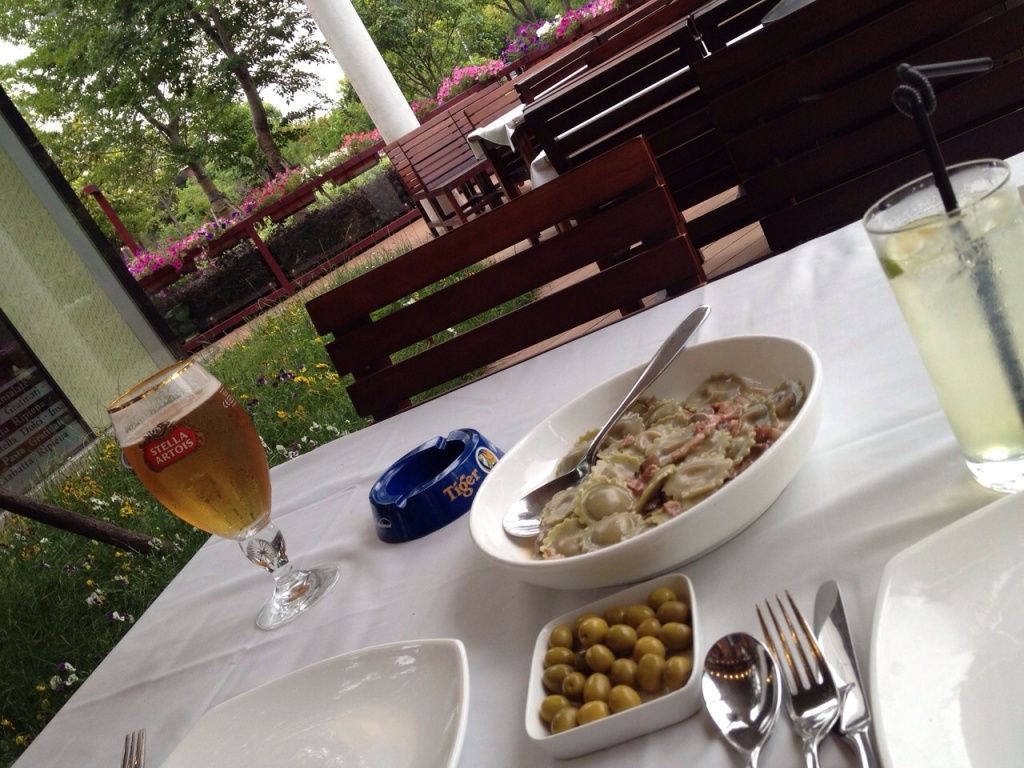 Indulge in some mid-afternoon tea at Tagliatelle.