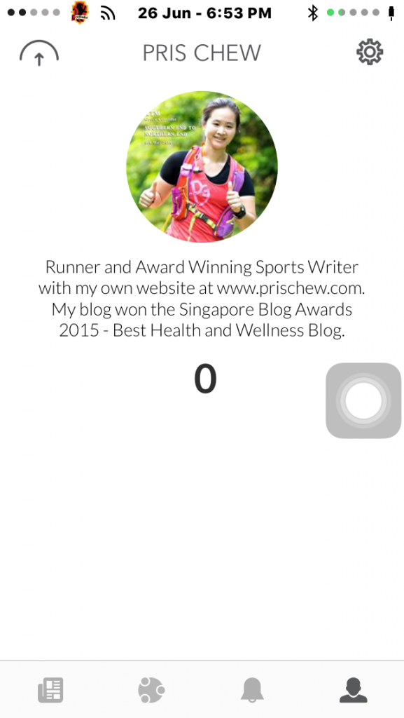 I created my account on Playground.