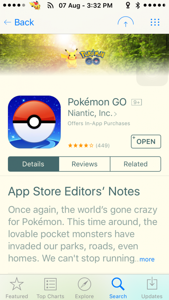 POKEMON GO is the hottest property on the Apple and Android app stores right now.