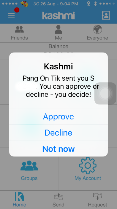 Making payments are a pain-free experience on Kashmi.