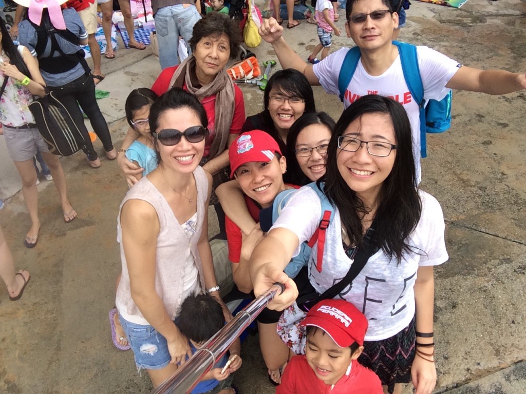 May Poh and her family celebrates family bonding during the SG50 Jubilee Weekend.