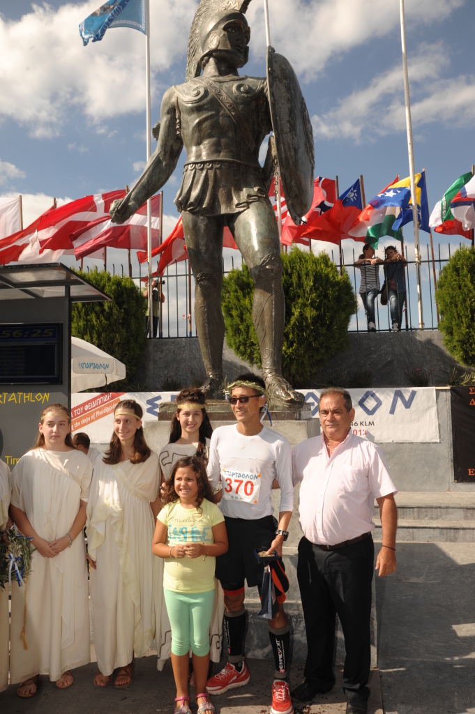 A proud Spartathlon finisher.