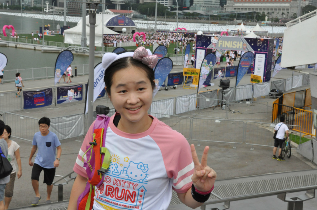 That's me before the race starts.