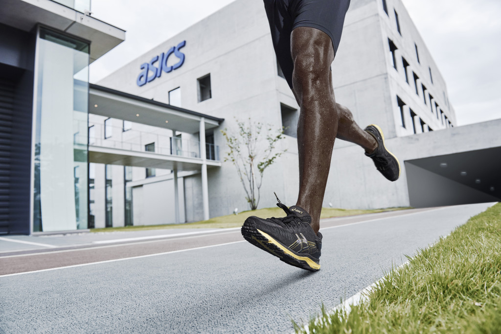 The shoes feel springy with plenty of cushioning. Photo by ASICS.