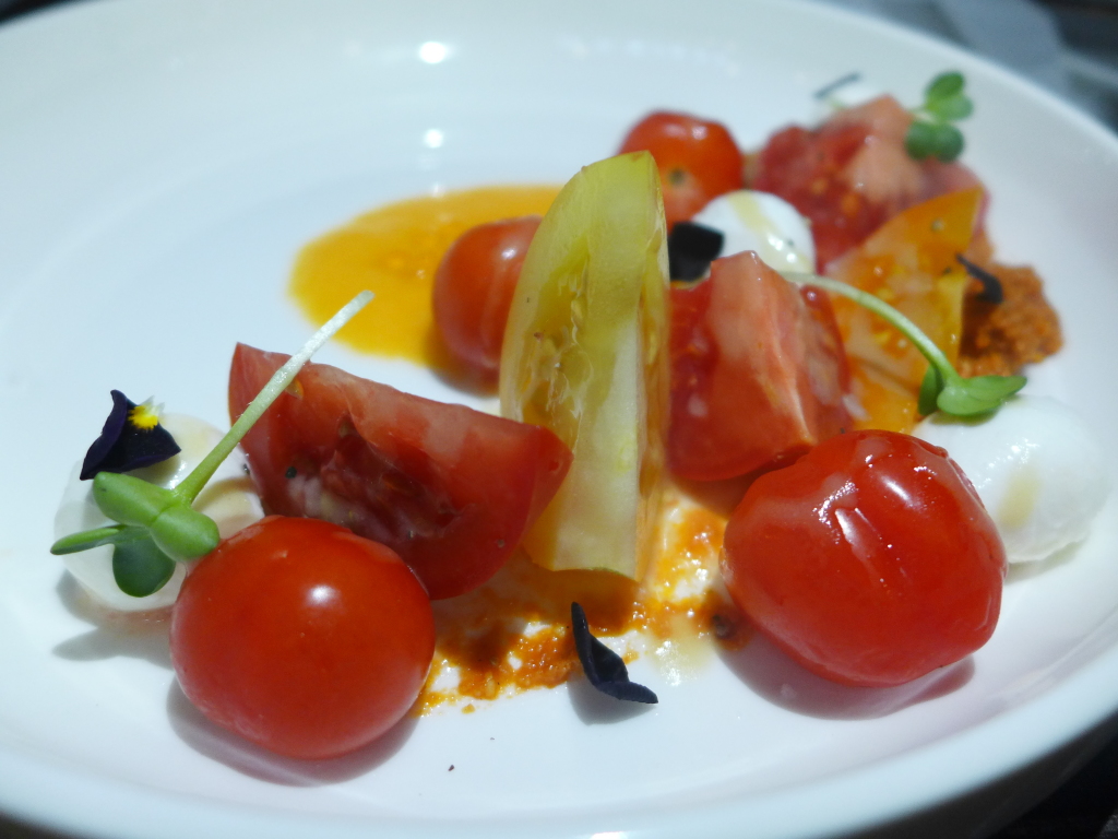 Assorted tomatoes salad.