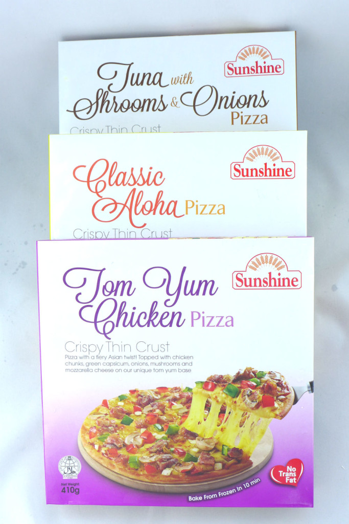 Sunshine's frozen pizzas.