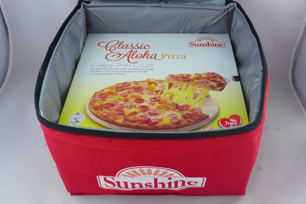 The pizzas are available at all major supermarkets.