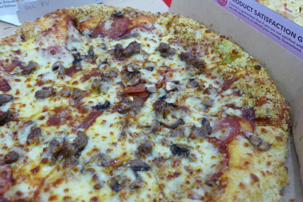 Order two regular pizzas for SGD22.00.