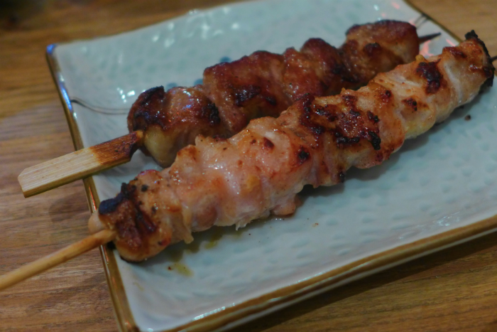 Momo (front) and Kurobuta Tontoro (back)
