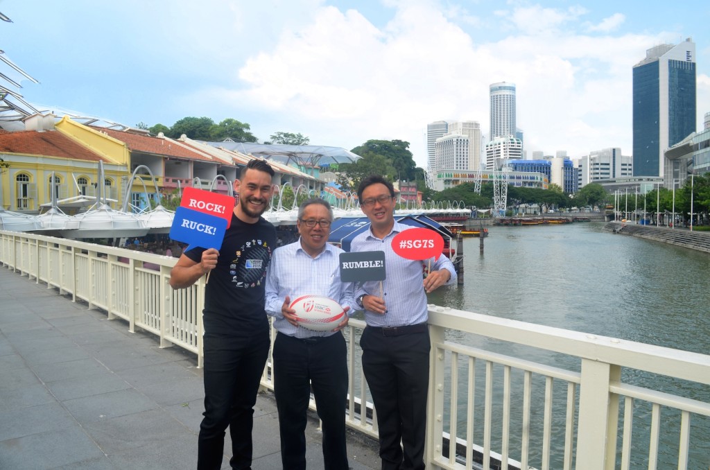 Clarke Quay is associated with good food, drinks and entertainment. [Photo courtesy of Rugby Singapore]