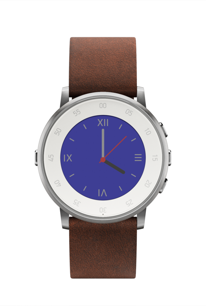 The Pebble Time Round is the world's lightest and slimmest smartwatch.
