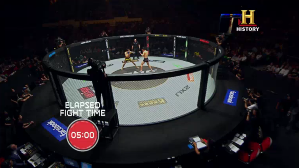 Not easy shooting boxing matches. (HISTORY Channel Screen Grab)