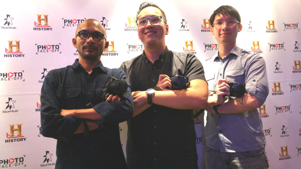 Mohd Yusof, Shaun Tan and Cheng Kok Hou - Singapore's representatives at Photo Face Off S2.