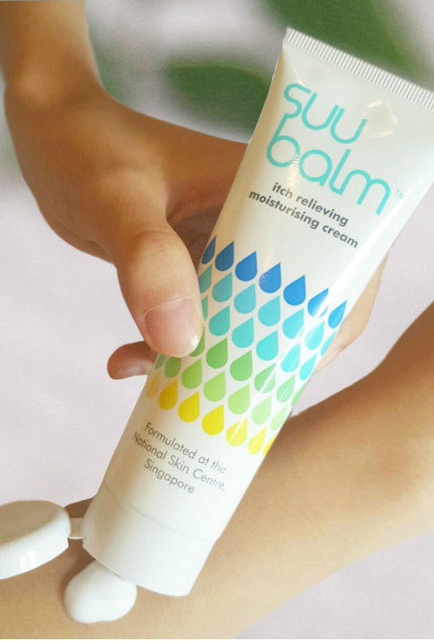 The cream has a high concentration of ceramides and menthol.