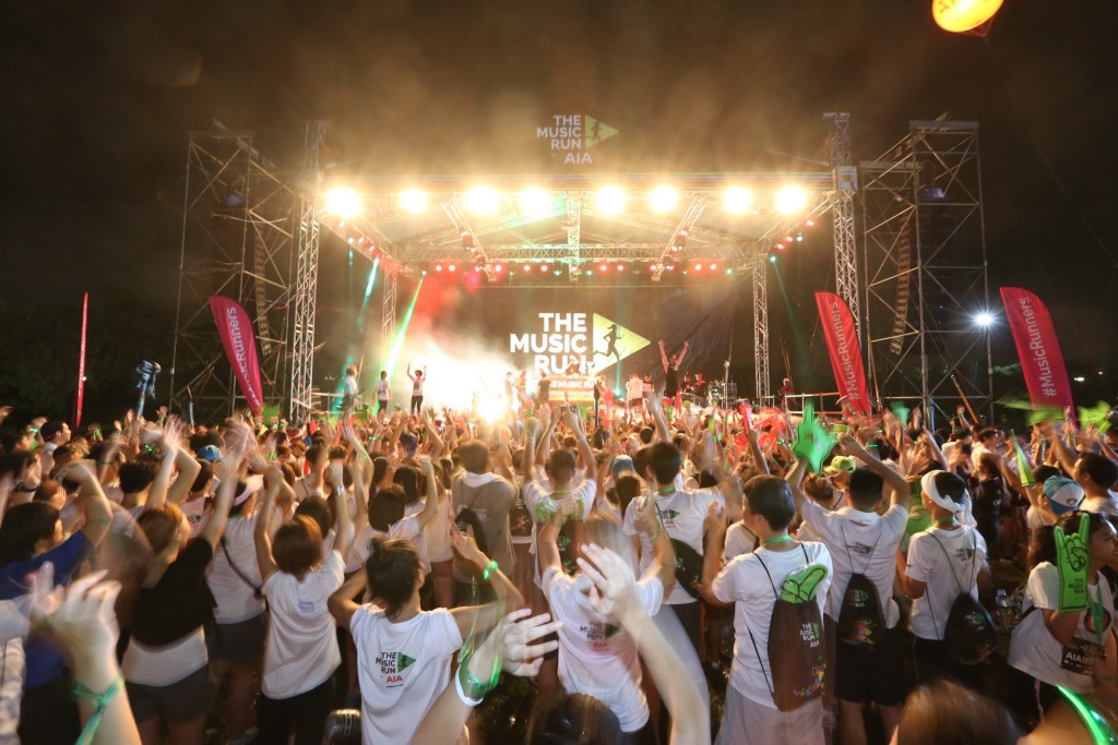 The Ultimate Music Festival awaits the runners after their Music Run. [Photo by weekender.com.sg]