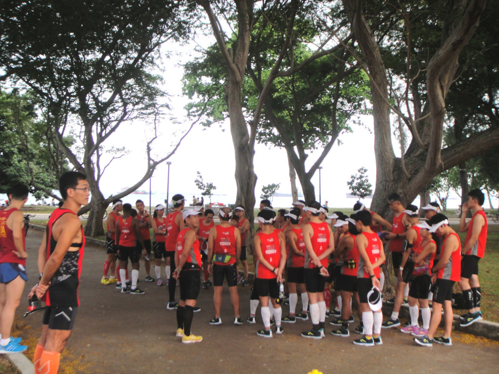 Pacers being briefed.