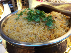 Indian briyani rice.