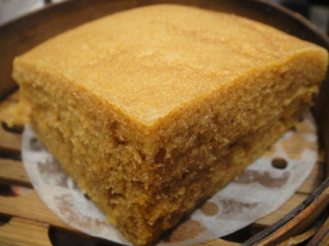 Steamed egg cake.