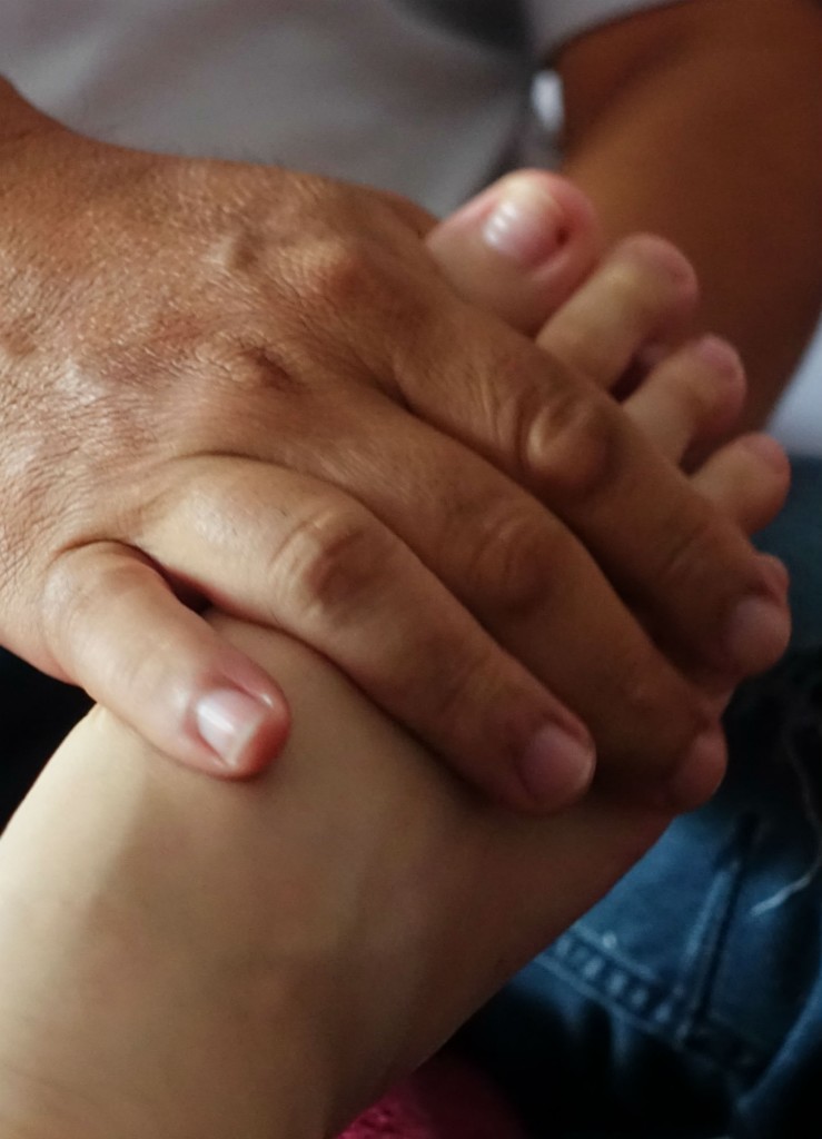 My foot gets pampered.