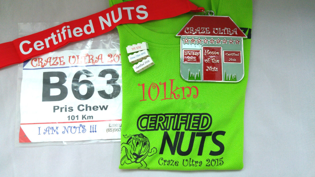 Souvenirs from the race.